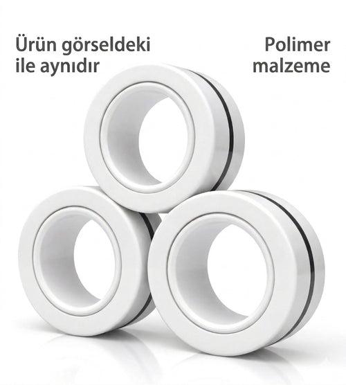 ZingRing - Premium Manyetik Stres Yüzükleri (3'lü Set)